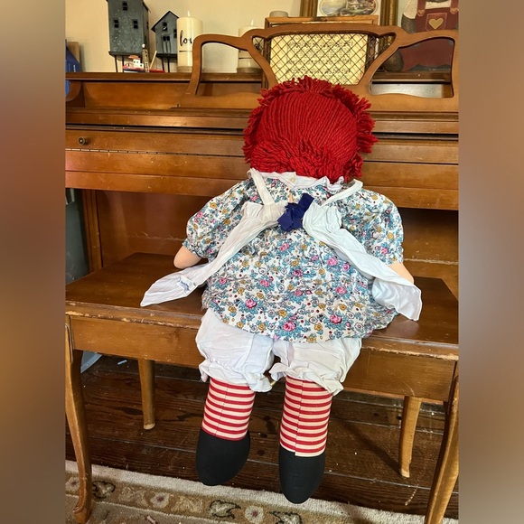 Rare Vintage 1960’s Knickerbocker Raggedy Ann 3 Feet Tall!‼️FINAL SALE - Picture 6 of 7